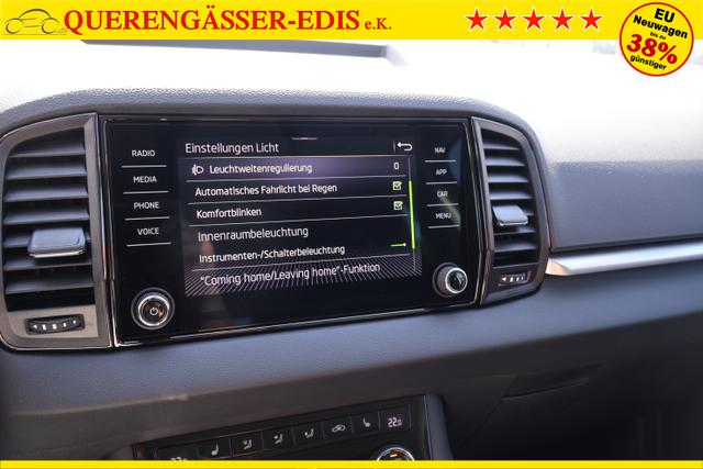 Skoda Karoq 1.5 TSI DSG "130LET" *Kessy+el. Heckkl.*SHZ v+h*LKH*FSH* 