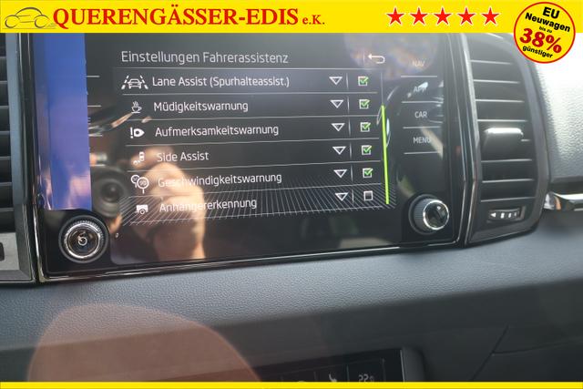 Skoda Karoq 1.5TSI DSG "Sportline" *Matrix*Navi*Kessy+el.HK*AHK*LKH*FSH*SHZ v+h* 