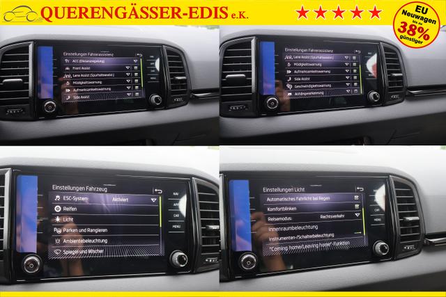 Skoda Karoq 1.5TSI DSG "Sportline" *Matrix*Navi*Kessy+el.HK*AHK*LKH*FSH*SHZ v+h* 