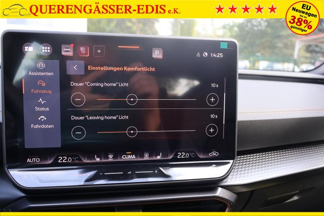 Cupra Leon Sportstourer 1.5 eTSI DSG *Kessy + el.HK*19"Alu*SHZ+LKH+FSH* 