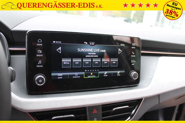 Skoda Scala 1.0 TSI DSG "130LET Prem." *Kessy+Alarm*el. Heck.*SHZ+LKH*LED* 