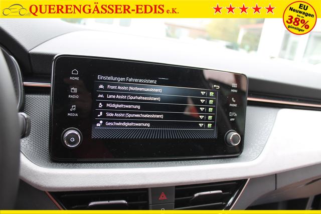 Skoda Scala 1.0 TSI DSG "130LET Prem." *Kessy+Alarm*el. Heck.*SHZ+LKH*LED* 