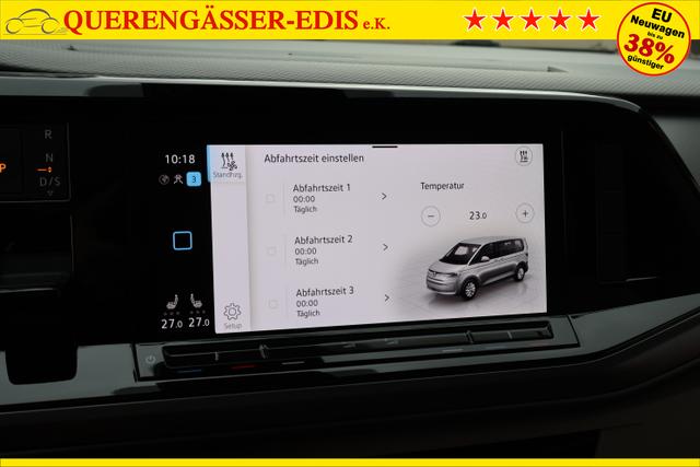 Volkswagen T7 Multivan 1.5TSI "Bulli" 100kw DSG *Matrix*Standheizung*Pano*3 Z Klima*SHZ* 