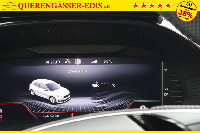 Skoda Fabia 1.0TSI 85kw "Monte Carlo" *5J. Gar*Kessy*SHZ+LKH*PDC v+h+Kam* 