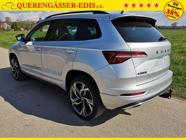 Skoda Karoq Sportline 2.0TDI DSG AHK Matrix Pano Sound Leder 19 Zoll 