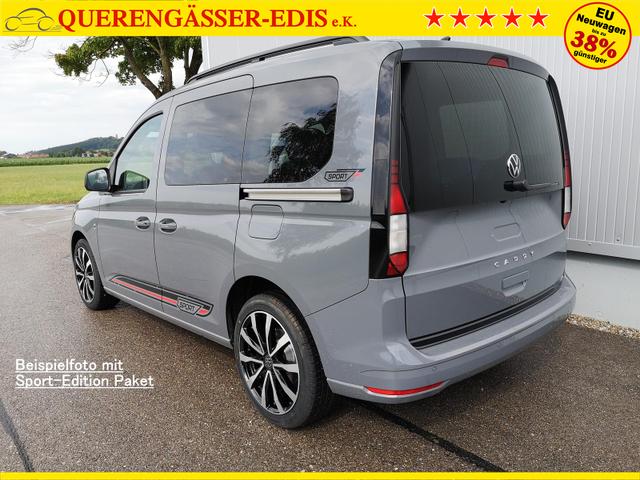Volkswagen Caddy Basis 1.5TSI Sport Edition ACC Kam GV5 App AHK Reling 