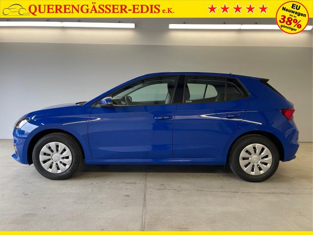 Skoda / Fabia / Blau / / / 80PS Sitzheizung+App-Connect