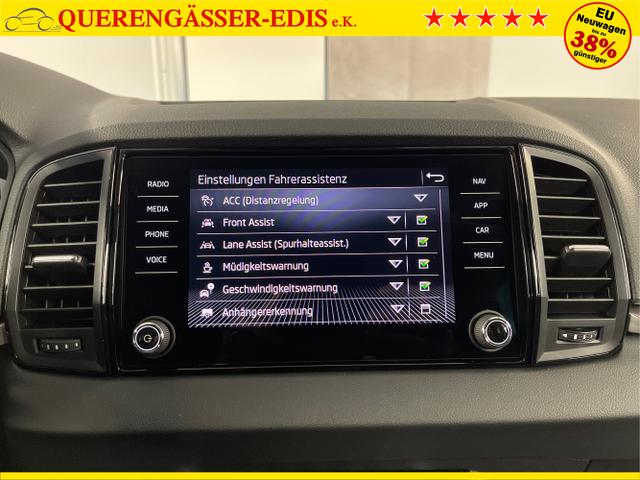 Skoda / Karoq / Schwarz / / / 150PS DSG Navi+ACC+AHK+Kessy+Kamera+Sitzheiz