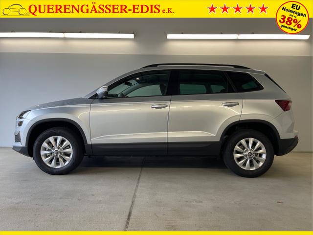 Skoda / Karoq / Silber / / / 150PS DSG Navi+ACC+AHK+Kessy+Kamera+Sitzheiz