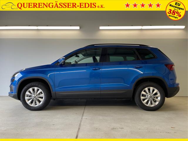 Skoda / Karoq / Blau / / / 150PS DSG Navi+ACC+AHK+Kessy+Kamera+Sitzheiz