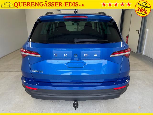 Skoda / Karoq / Blau / / / 150PS DSG Navi+ACC+AHK+Kessy+Kamera+Sitzheiz