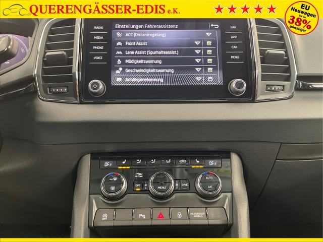 Skoda / Karoq / Grau / / / 150PS TDI DSG 4x4 AHK+Navi+ACC+Kamera+Sitzheiz+eHeck+GV5