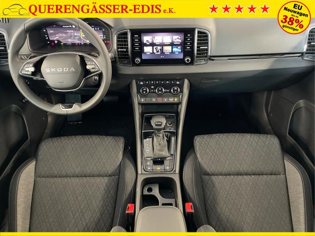 Skoda / Karoq / Silber / / / 150PS TSI DSG Navi+ACC+AHK+Kessy+Kamera+Sitzheiz+eHeck+GV5