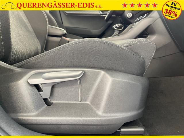 Skoda / Karoq / Blau / / / 150PS TSI DSG Navi+ACC+AHK+Kessy+Kamera+Sitzheiz+eHeck+GV5