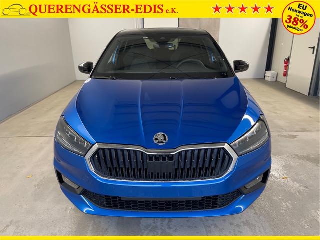 Skoda / Fabia / Blau / / / Selection 115PS DSG AHK+Dynamic+Kamera+Kessy+Alu16+Sitzheiz+Climatron+PDCvohi 