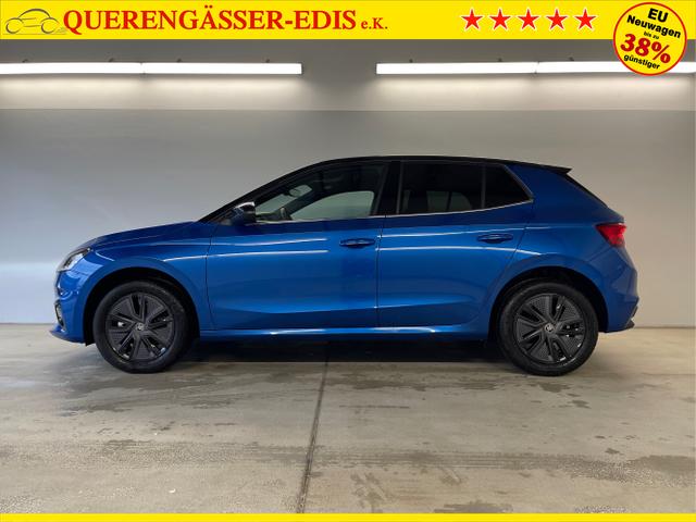Skoda / Fabia / Blau / / / Selection 115PS DSG AHK+Dynamic+Kamera+Kessy+Alu16+Sitzheiz+Climatron+PDCvohi 