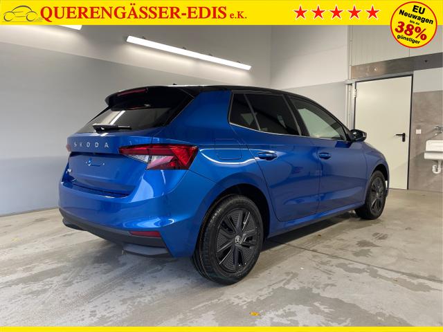 Skoda / Fabia / Blau / / / Selection 115PS DSG AHK+Dynamic+Kamera+Kessy+Alu16+Sitzheiz+Climatron+PDCvohi 