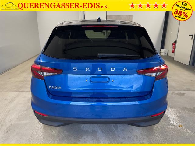Skoda / Fabia / Blau / / / Selection 115PS DSG AHK+Dynamic+Kamera+Kessy+Alu16+Sitzheiz+Climatron+PDCvohi 