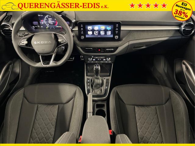 Skoda / Fabia / Blau / / / Selection 115PS DSG AHK+Dynamic+Kamera+Kessy+Alu16+Sitzheiz+Climatron+PDCvohi 