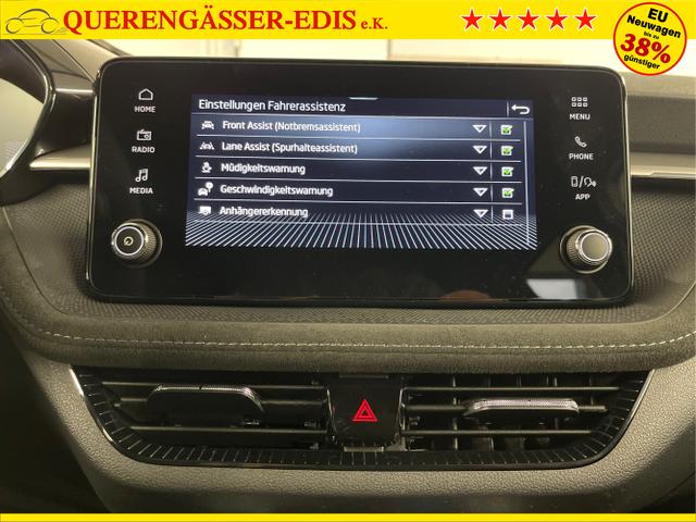 Skoda / Fabia / Blau / / / Selection 115PS DSG AHK+Dynamic+Kamera+Kessy+Alu16+Sitzheiz+Climatron+PDCvohi 