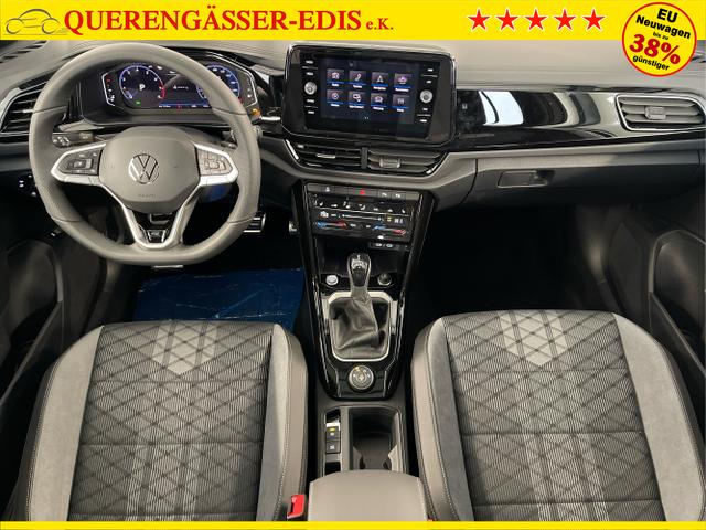 Volkswagen / T-Roc / Blau / / / 190PS 4M DSG Pano+AHK+Black+IQ.Light+IQ.Drive+eHeck+Kamera+Alu19