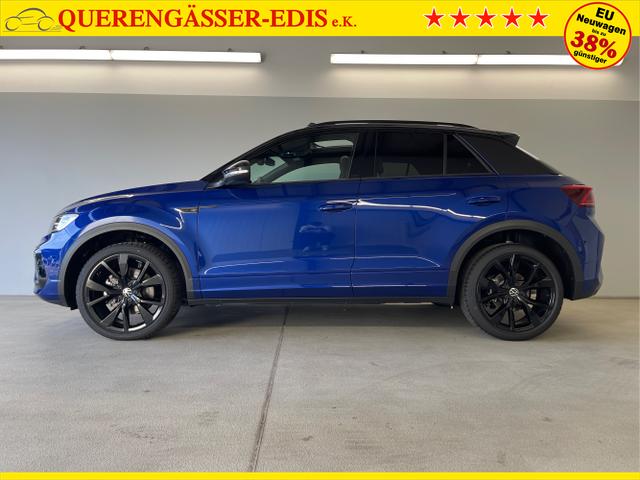 Volkswagen / T-Roc / Blau / / / 190PS 4M DSG Pano+AHK+Black+IQ.Light+IQ.Drive+eHeck+Kamera+Alu19