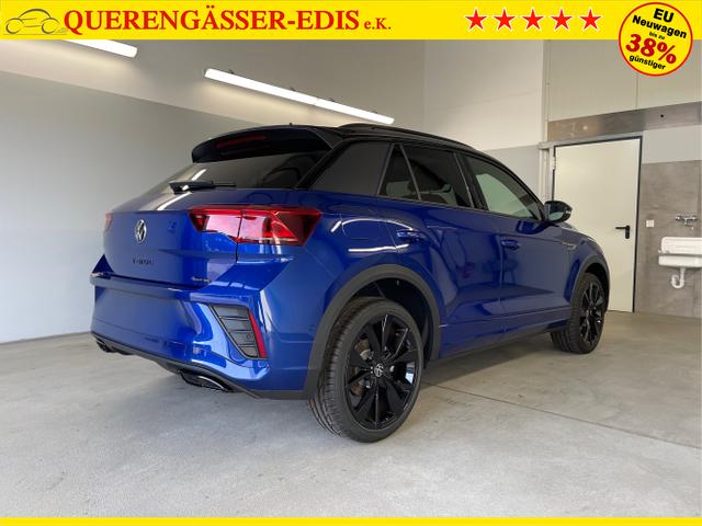 Volkswagen / T-Roc / Blau / / / 190PS 4M DSG Pano+AHK+Black+IQ.Light+IQ.Drive+eHeck+Kamera+Alu19