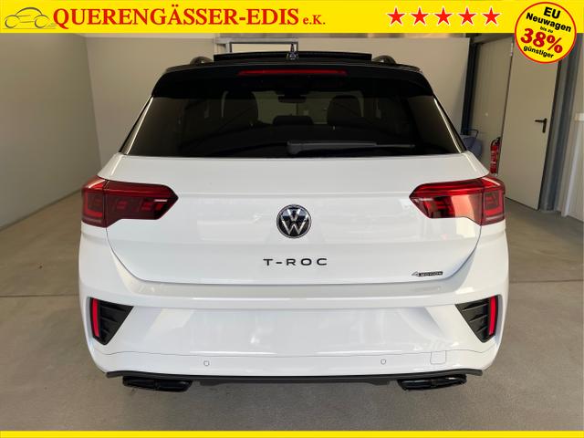 Volkswagen / T-Roc / Weiß / / / 190PS 4M DSG Pano+AHK+Black+IQ.Light+IQ.Drive+eHeck+Kamera+Alu19