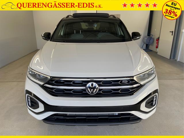 Volkswagen / T-Roc / Grau / / / 190PS 4M DSG Pano+AHK+Black+IQ.Light+IQ.Drive+eHeck+Kamera+Alu19