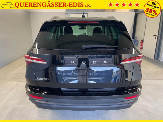 Skoda / Karoq / Schwarz / / / 150PS TDI DSG 4x4 AHK+Navi+ACC+Kamera+Sitzheiz+eHeck+GV5