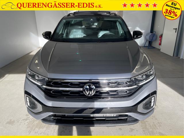 Volkswagen / T-Roc / [K2A2] Pyrit Silber Metallic / Dach Schwarz / / / 190PS 4M DSG Pano+AHK+Black+IQ.Light+IQ.Drive+eHeck+Kamera+Alu19