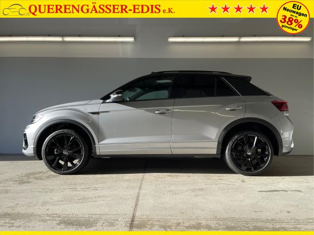 Volkswagen / T-Roc / [K2A2] Pyrit Silber Metallic / Dach Schwarz / / / 190PS 4M DSG Pano+AHK+Black+IQ.Light+IQ.Drive+eHeck+Kamera+Alu19