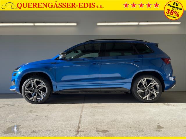 Skoda / Karoq / Blau / / / TSI 4x4 360°+19 Zoll+Navi+AHK
