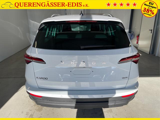 Skoda / Karoq / Wei&szlig; / / / 150PS TDI DSG 4x4 AHK+Navi+ACC+Kamera+Sitzheiz+eHeck+GV5