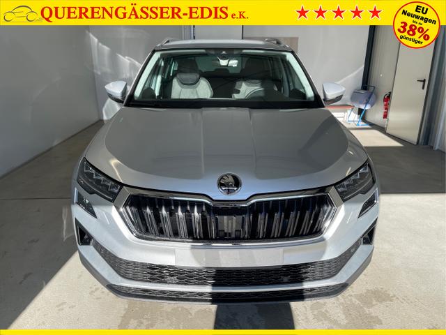 Skoda / Karoq / Silber / / / 150PS TDI DSG 4x4 AHK+Navi+ACC+Kamera+Sitzheiz+eHeck+GV5
