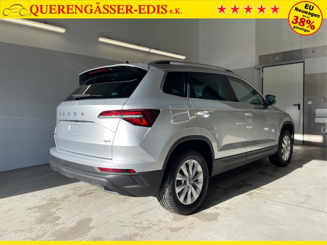 Skoda / Karoq / Silber / / / 150PS TDI DSG 4x4 AHK+Navi+ACC+Kamera+Sitzheiz+eHeck+GV5
