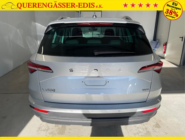 Skoda / Karoq / Silber / / / 150PS TDI DSG 4x4 AHK+Navi+ACC+Kamera+Sitzheiz+eHeck+GV5