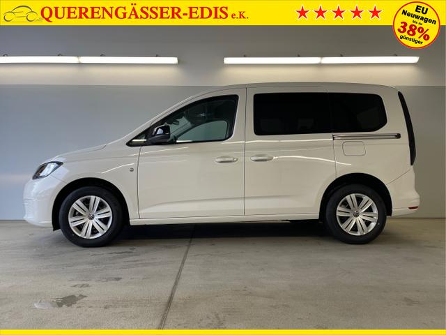 Volkswagen / Caddy / Weiß / / / 115PS AHK+Climatronic+App-Connect+Winter+GVL+PDC+Side u. Lane Assist