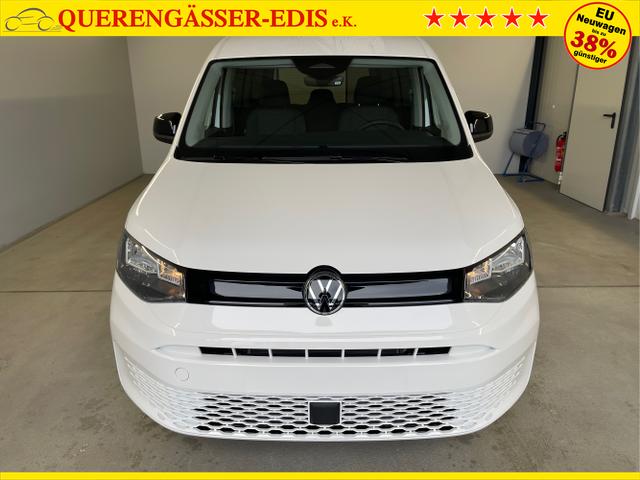 Volkswagen / Caddy / Weiß / / / 115PS AHK+Climatronic+App-Connect+Winter+GVL+PDC+Side u. Lane Assist