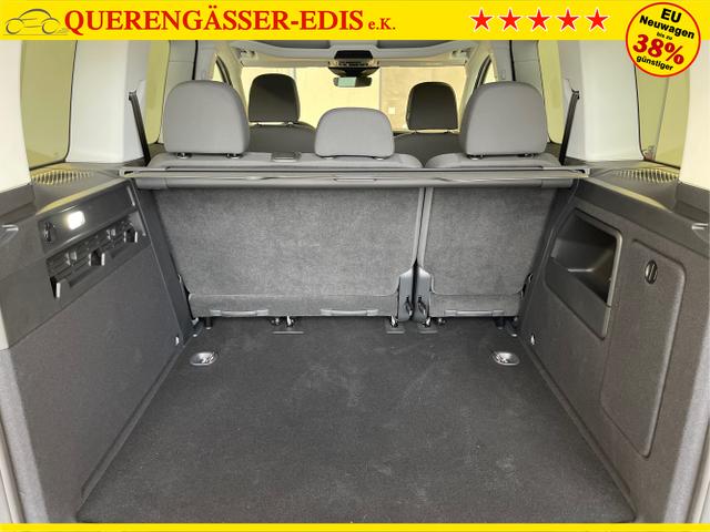 Volkswagen / Caddy / Grau / / / 115PS AHK+Climatronic+App-Connect+Winter+GVL+PDC+Side u. Lane Assist
