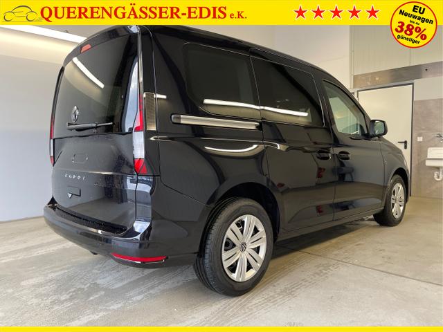 Volkswagen / Caddy / Schwarz / / / 115PS AHK+Climatronic+App-Connect+Winter+GVL+PDC+Side u. Lane Assist