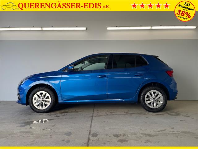 Skoda / Fabia / Blau / / / 115PS DSG Alu+AHK+Kessy+Kamera+GV5+Sitzheiz