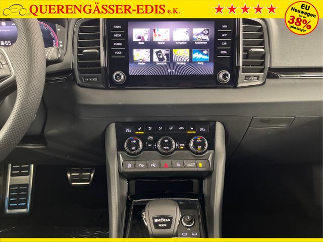 Skoda / Karoq / Schwarz / / / TSI 4x4 360°+19 Zoll+Navi+AHK