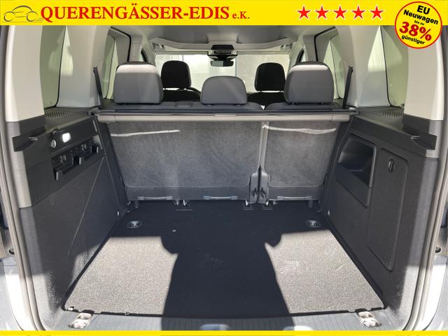 Volkswagen / Caddy / Grau / / / 115PS DSG AHK+Kamera+ACC+Parklenk+SHZ+Side Assist+App-Connect