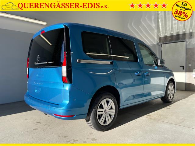 Volkswagen / Caddy / Blau / / / 115PS DSG AHK+Kamera+ACC+Parklenk+SHZ+Side Assist+App-Connect