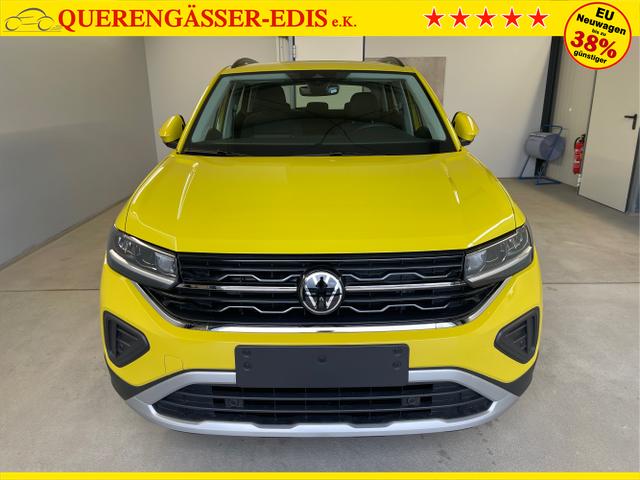 Volkswagen / T-Cross / Gelb / / / 95PS PDC vo+hi+Sitzheizung+App+Side+Travel+Stau+ACC+Klima