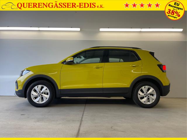 Volkswagen / T-Cross / Gelb / / / 95PS PDC vo+hi+Sitzheizung+App+Side+Travel+Stau+ACC+Klima