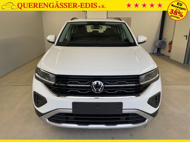 Volkswagen / T-Cross / Weiß / / / 95PS PDC vo+hi+Sitzheizung+App+Side+Travel+Stau+ACC+Klima