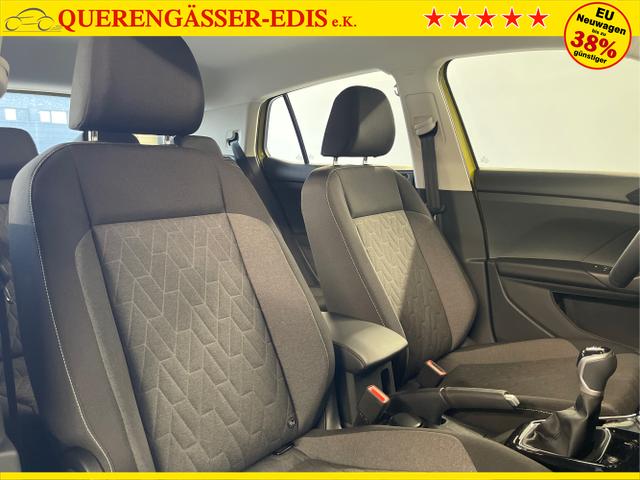 Volkswagen / T-Cross / Weiß / / / 95PS PDC vo+hi+Sitzheizung+App+Side+Travel+Stau+ACC+Klima