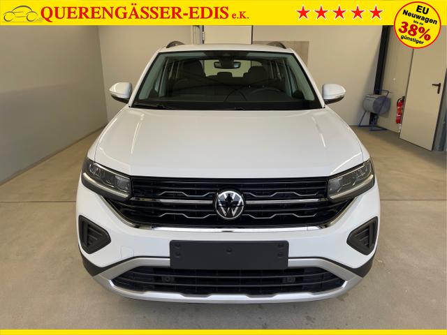Volkswagen / T-Cross / Weiß / / / 95PS PDC vo+hi+Sitzheizung+App+Side+Travel+Stau+ACC+Klima 